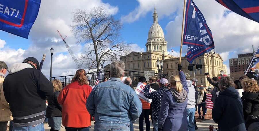  Передача влади в США. Процедура почалася. Мітинг за Трампа в Мічигані 