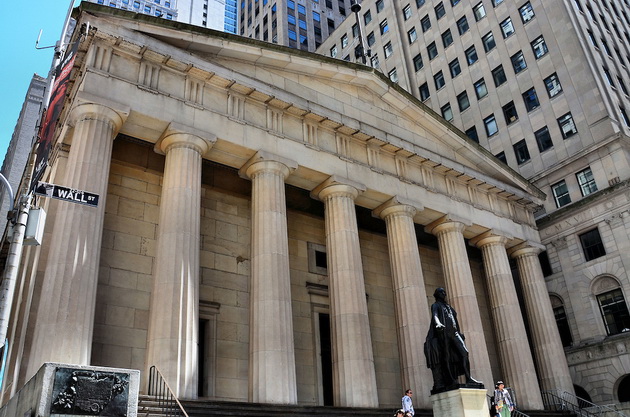 Wall street Federal Hall Уолл-стріт
