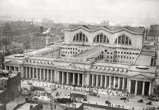 вокзали США penn station Пенсільванський вокзал Нью-Йорк
