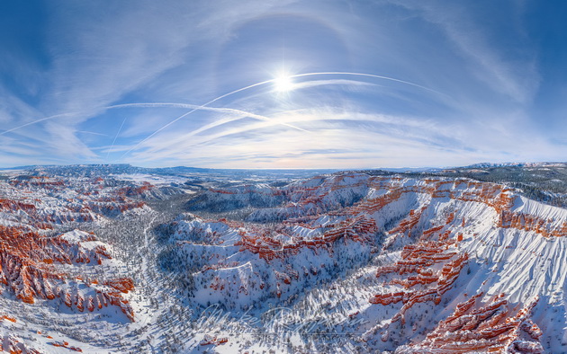 bryce canyon snow Брайс-Каньйон