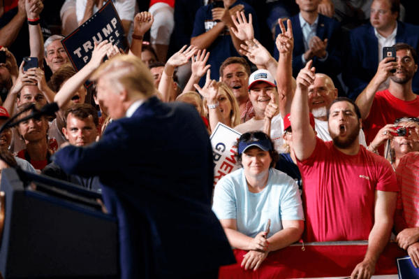 Трамп на зустрічі в однодумцями в Грінвіллі, штат Північна Кароліна