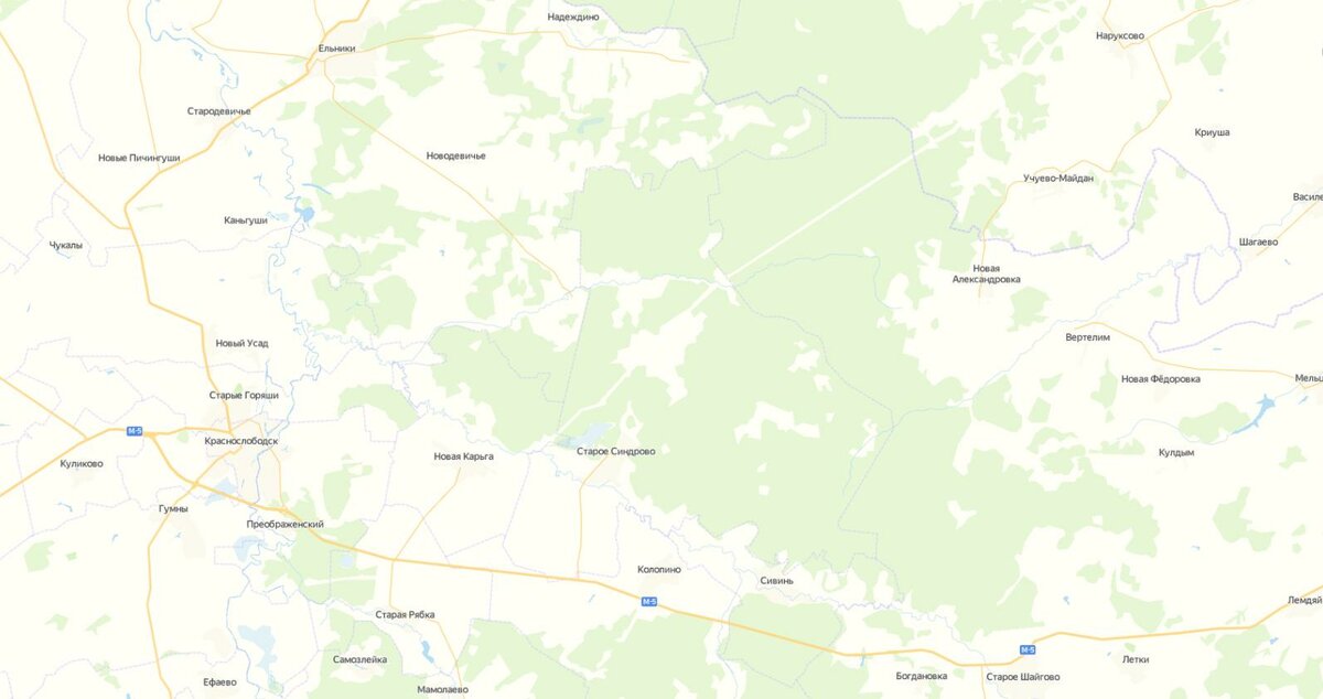  північніше річки Сивінь - Старошайговський і Краснослободський райони і далі на північ.