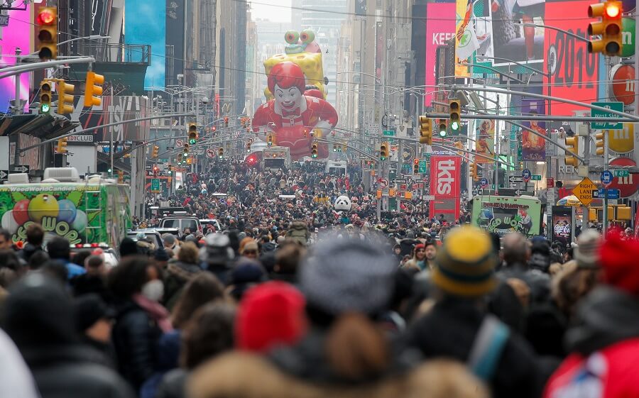 День Подяки в США в 2021 році. Парад Macy's