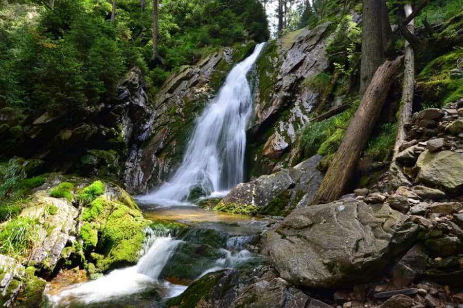Водоспад « Біла стрж», Чехія